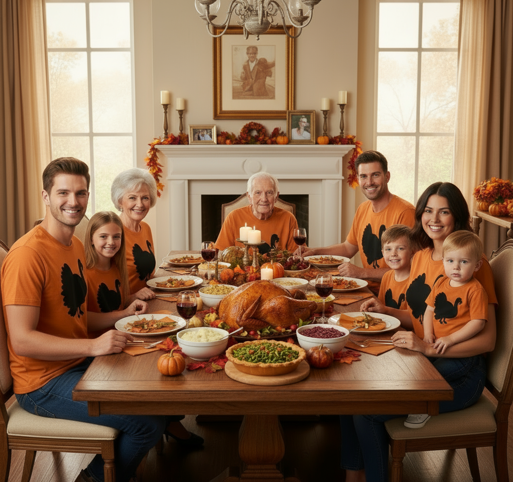 Majeja🩵🩷🩷 thanksgiving T-shirt