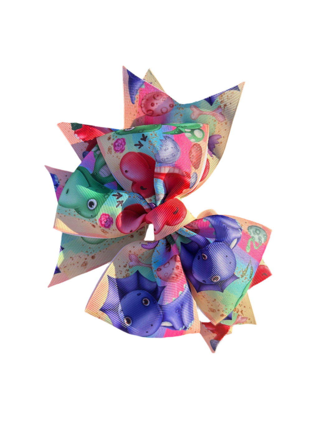 dinosaur hair bow