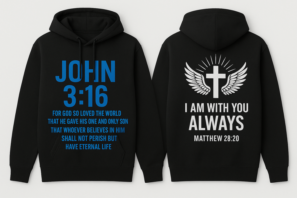 Majeja John 3:16 hoodie