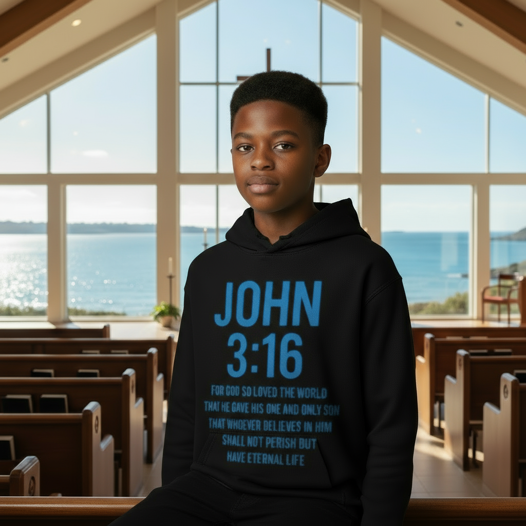 Majeja John 3:16 hoodie