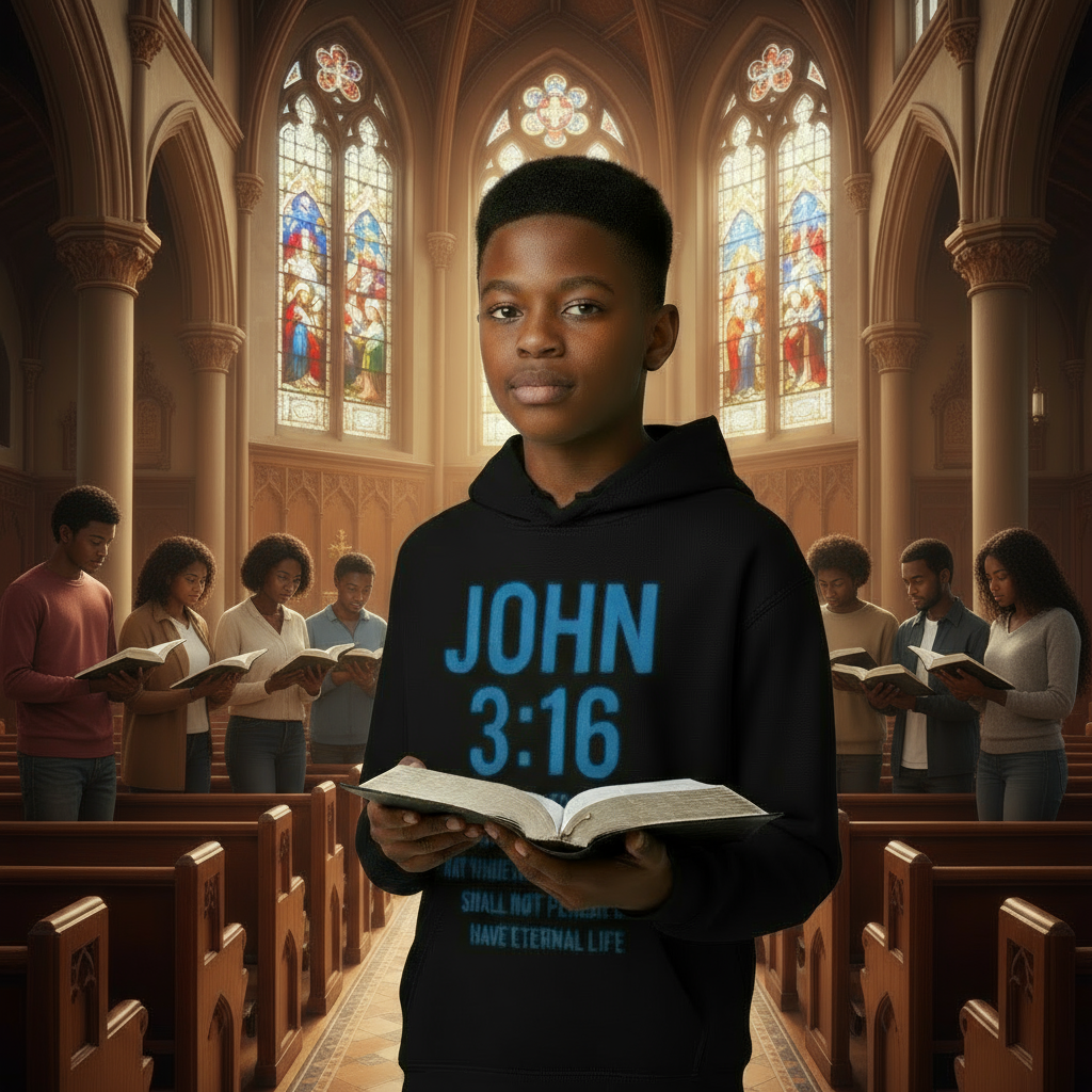 Majeja John 3:16 hoodie
